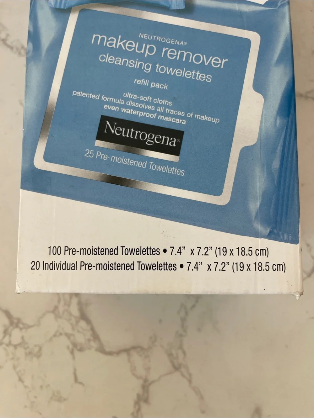 Neutrogena Blue Makeup Remover Cleansing Towelettes - Pink Accent